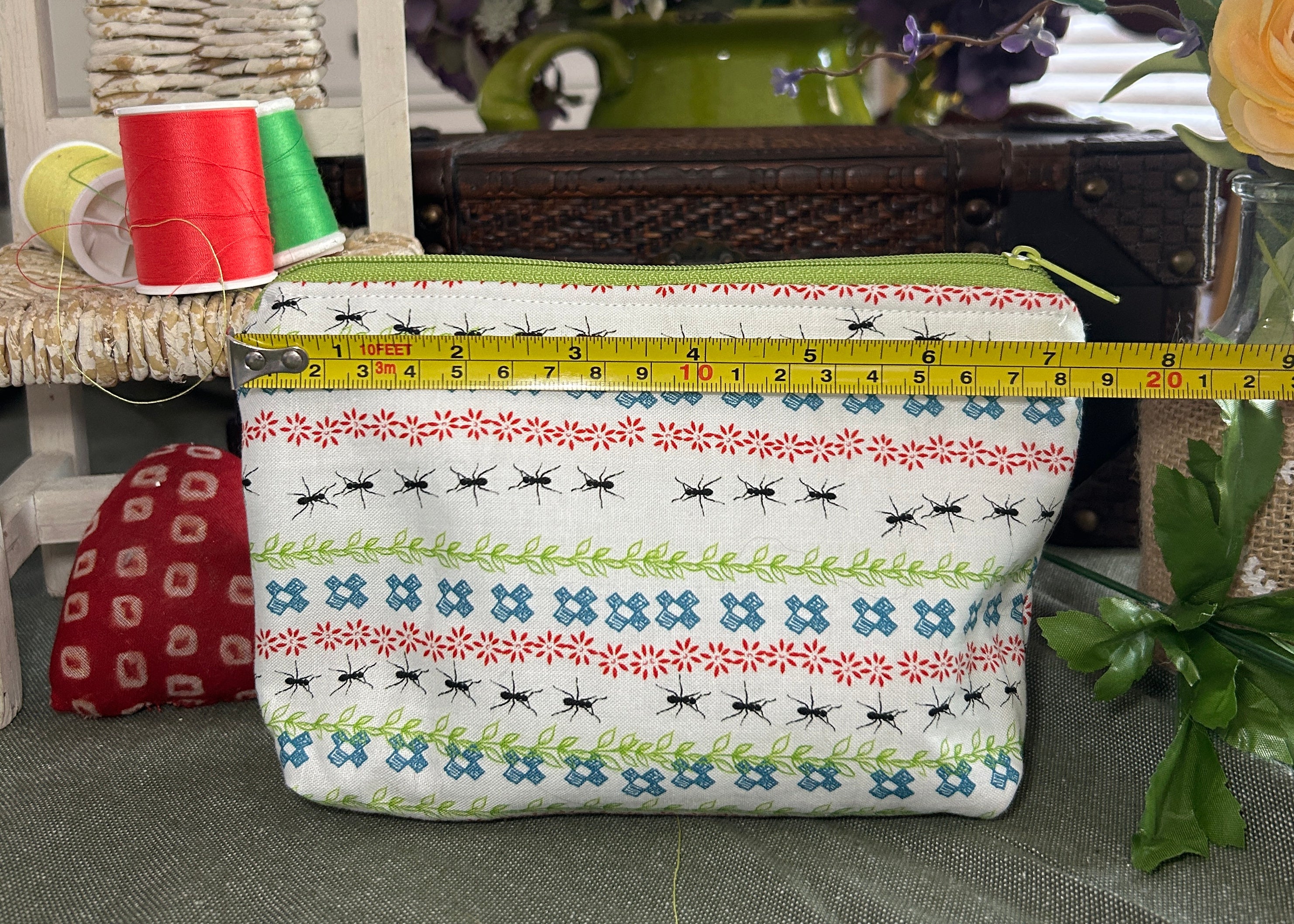 Ants Go Marching Cosmetic Zipper Pouch