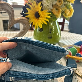 Cross Body Bag - Blue Heart