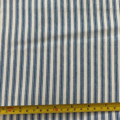 Ticking - Blue and White