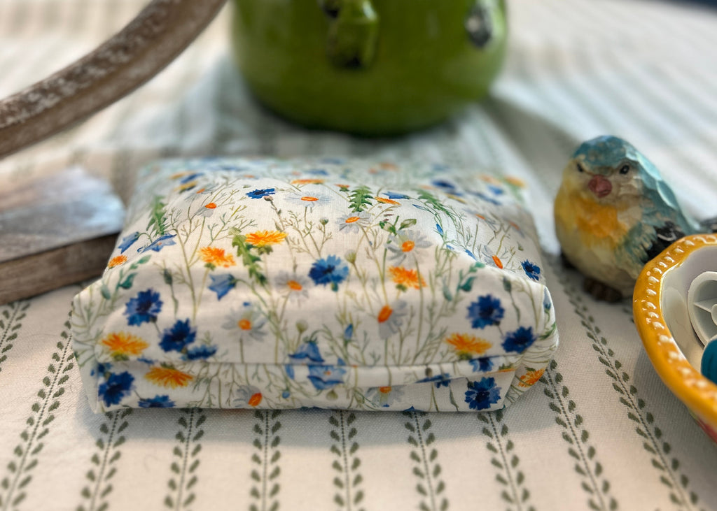Cosmetic Zipper Pouch - Field of Flowers