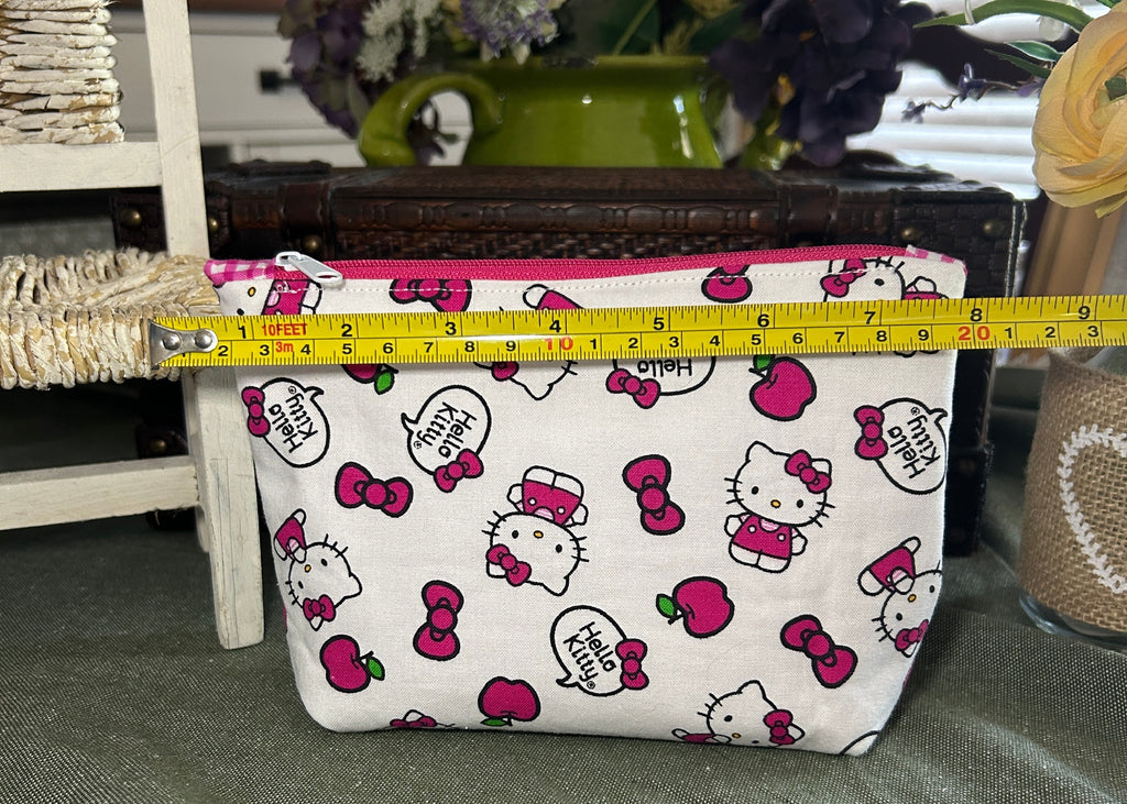 Hello Kitty Cosmetic Zipper Pouch