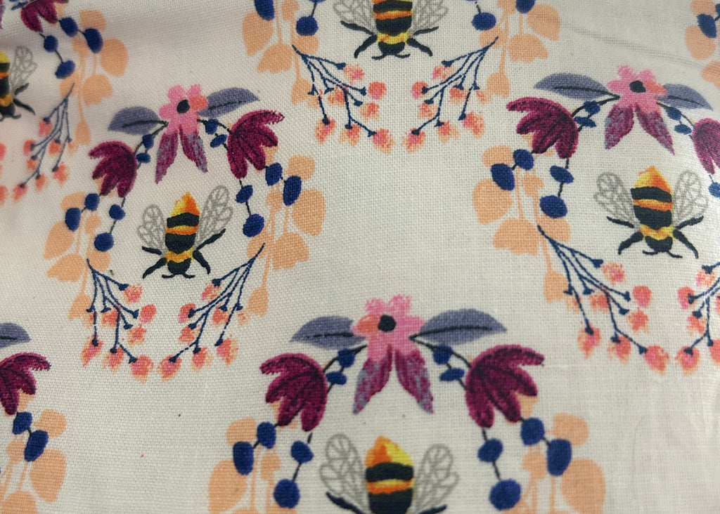 Honey Combs and Bee Hives Cosmetic Zipper Pouch