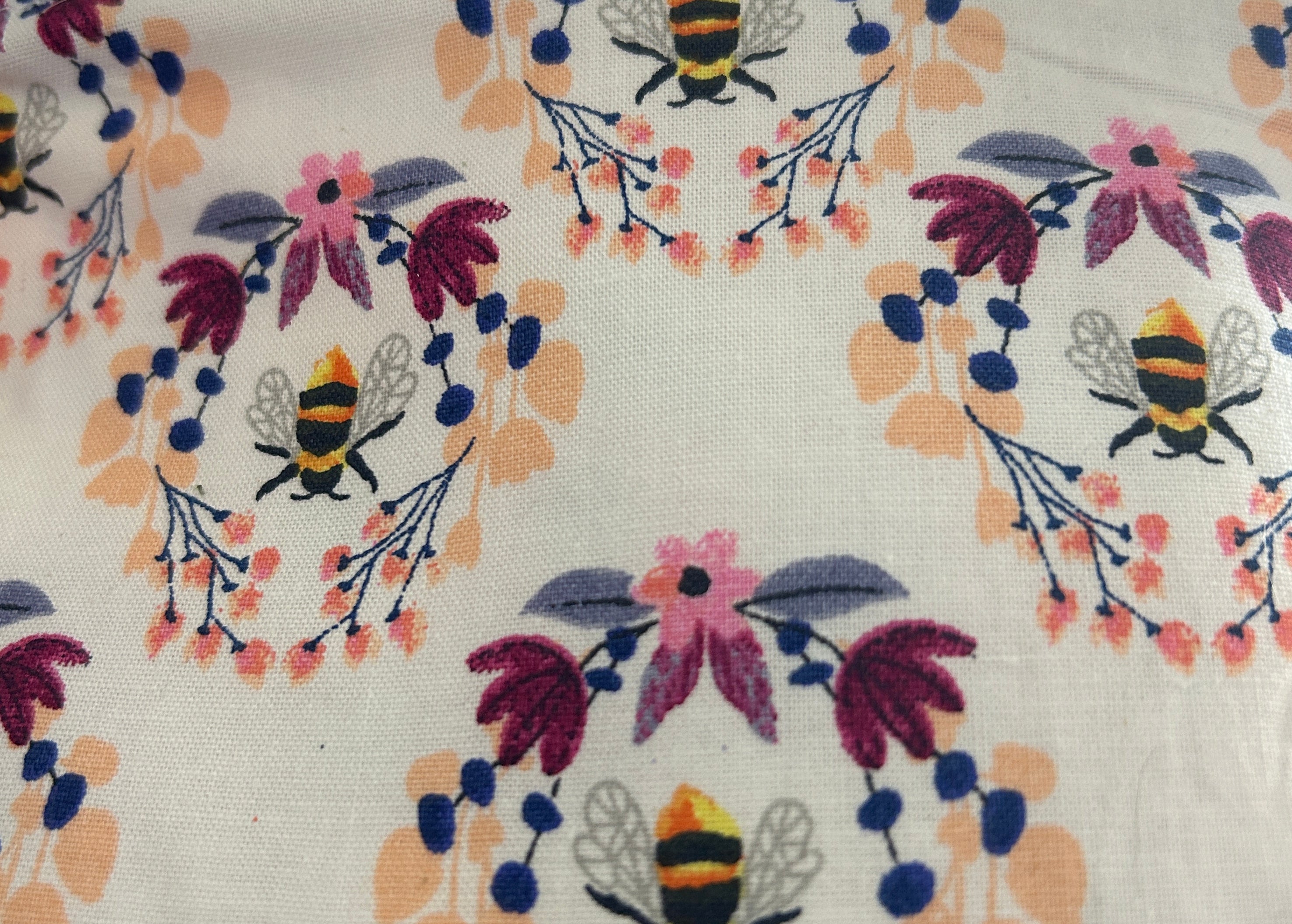 Honey Combs and Bee Hives Cosmetic Zipper Pouch
