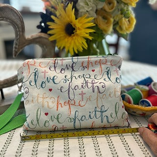 Cross Body Bag - Faith Hope and Love