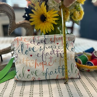 Cross Body Bag - Faith Hope and Love