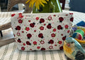 Cosmetic Zipper Pouch - Dancing Lady Bugs