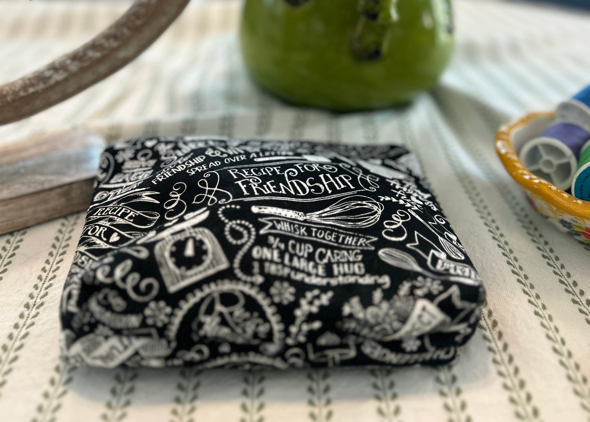 Cosmetic Zipper Pouch - Recipe for Friendship