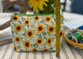 Cosmetic Zipper Pouch - Sunflowers in a Meadow