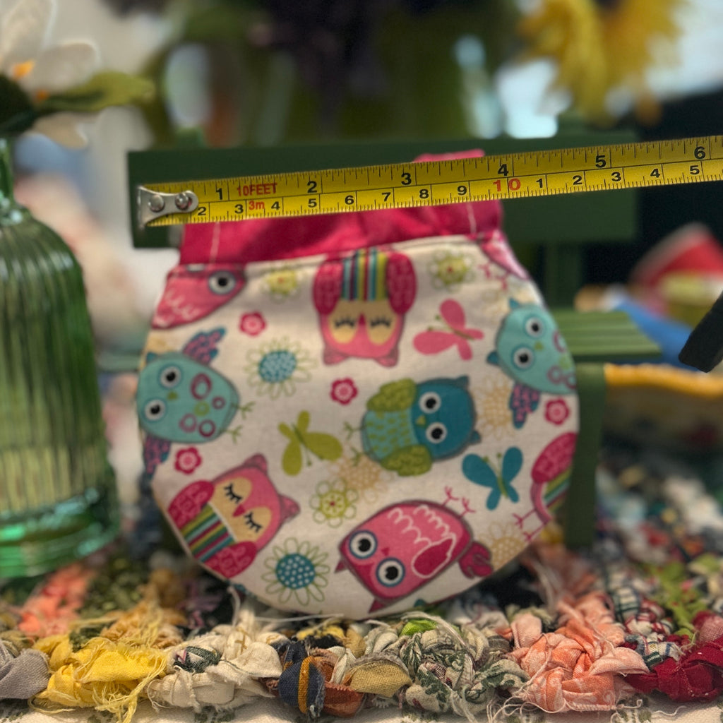Kiss Clasp Pouch - Tossed Owls