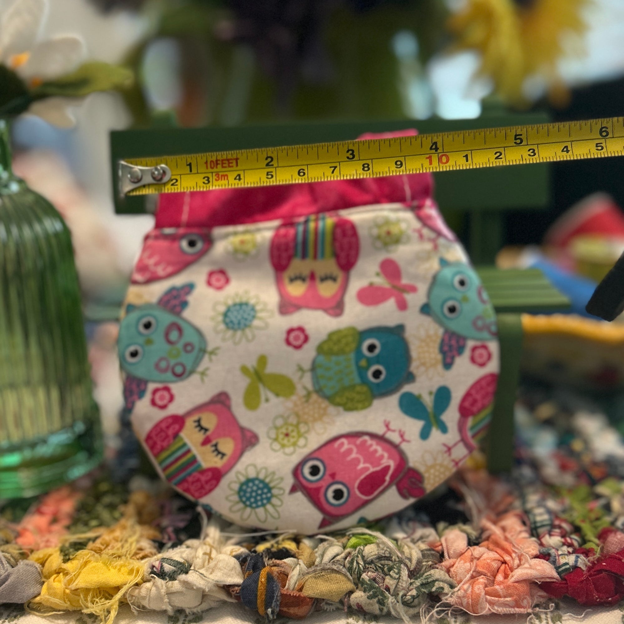 Kiss Clasp Pouch - Tossed Owls
