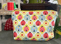 Colorful Lady Bugs Cosmetic Zipper Pouch