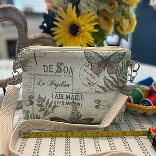 Cross Body Bag - Papillon Air Mail