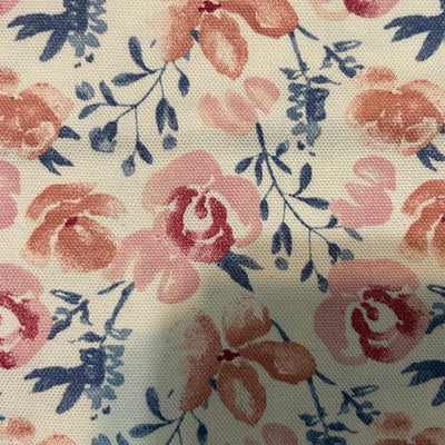 Pink and Blue Floral