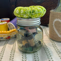 Tiny  Green Mason Jar Sewing Kit