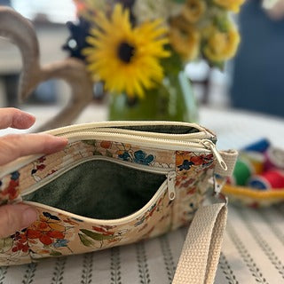 Cross Body Bag - Watercolor Floral