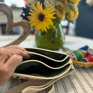 Cross Body Bag - Watercolor Floral